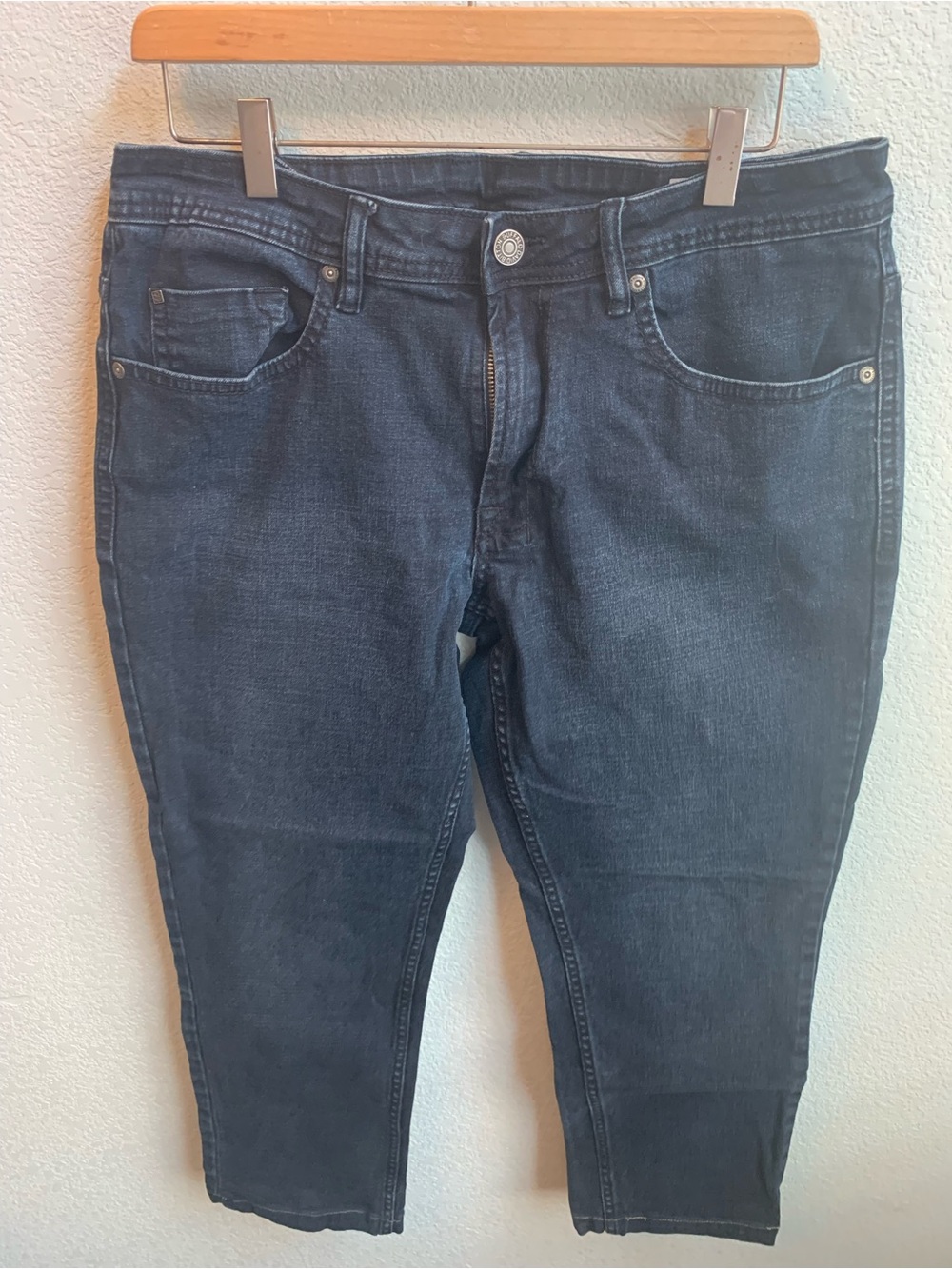 Buffalo David Bitton Men's Slim Dark Blue Denim Jeans